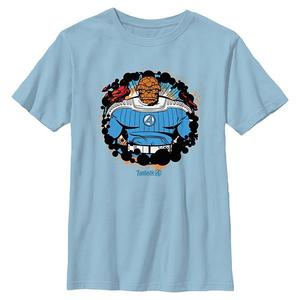 Футболка с принтом The Fantastic Four The Thing Power Poster для мальчиков 8-20 Marvel