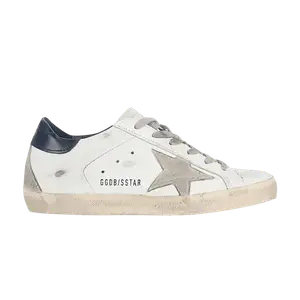 Кроссовки Golden Goose Wmns Superstar White Night Blue, белый