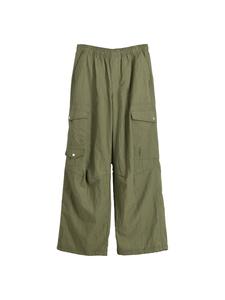 Свободные брюки Bershka, оливковый