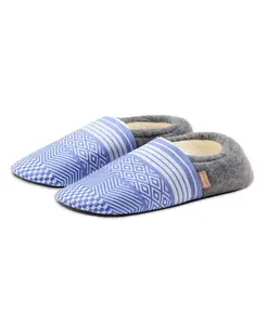 Женские тапочки Laidback Slipper ручной вязки для дома с закрытой пяткой Feelgoodz, синий