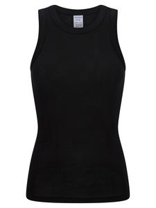 Нижняя рубашка SCHIESSER Feinripp - Revival Paula, черный