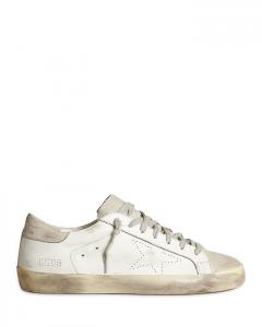 Мужские кроссовки Golden Goose Super Star на шнуровке, белый