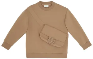 FENDI Свитшот SS23 Khaki Kids'