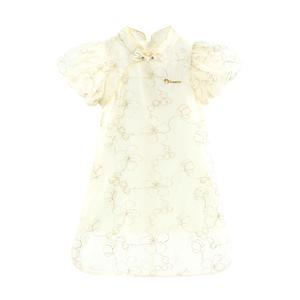 Детское платье beige для детей 3-7 лет Disney, бежевый