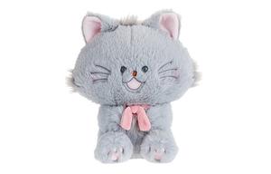 Плюшевый котенок, Berio, куклы персонажей, плюшевая кукла, высота 23 см, длина 19 см Disney