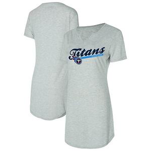 Женская футболка-ночнушка Petition Knit Tennessee Titans, серый Unbranded