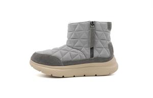 Теплые короткие зимние сапоги женские Joy&Mario, Gray