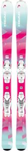 Детские горные лыжи Head Joy Easy JRS с креплениями JRS 4.5 Gripwalk, Mint/Pink