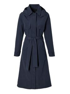 Куртка софтшелл BASIL Fahrrad-Regentrenchcoat Mosse, темно-синий