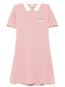 Платье с вышитым логотипом Chocoolate, розовый