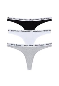 Стринги Juicy Couture Dana, серый/черный/белый