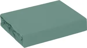 Простыня ADELA на резинке, мятная, 90х200 см, 25 см, 140 Eurofirany