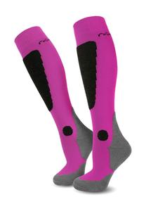 2 пары лыжных гольфов New-Style normani, цвет Pink Schwarz Grau