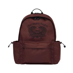 Onitsuka Tiger Полиамидовый рюкзак унисекс бордовый, Burgundy