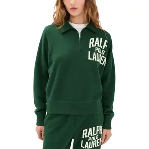 Свитшот женский Polo Ralph Lauren, зеленый