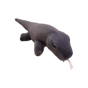 Плюшевая игрушка ящерицы мультяшная милая, высота 50см KUKADI, темно-серый