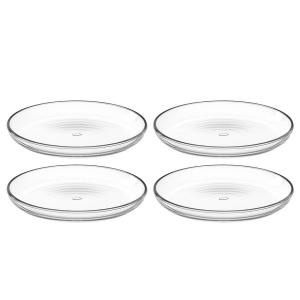 Тарелка обеденная Leonardo Cucina 4er-Set, прозрачное стекло - прозрачное