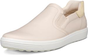 Женские мягкие слипоны ECCO Soft 7, Limestone/Straw