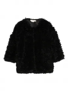 Фактурное пальто Andorine, черный