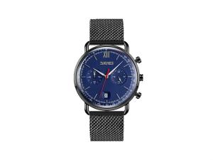 Элегантные мужские часы с указателем даты и светящимися стрелками Skmei, мультиколор