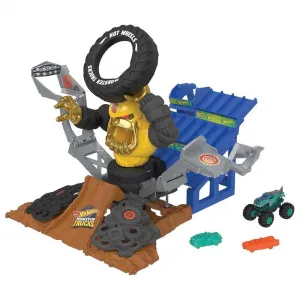 Игровые наборы и грузовики Hot Wheels в масштабе 1:64, золотой