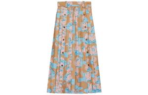 Длинная юбка Gucci, бирюзовый