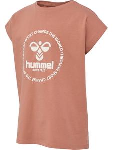 Hummel Детская спортивная футболка "Hmljumpy T-Shirt S/S" коричневого цвета