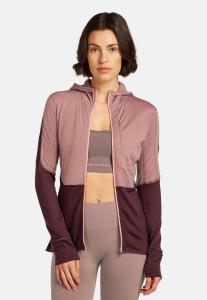 Толстовка icebreaker Zip-up sweatshirt, Summit Java Acid Pink Cb/Pink