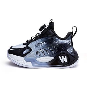 WARRIOR Скользостойкие, износостойкие, легкие амортизирующие низкие детские кроссовки Black Gray Kids