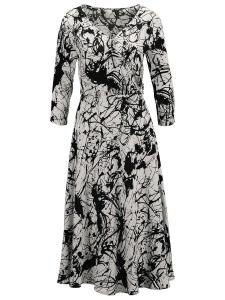 Платье MADELEINE, черный/белый