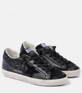 Кожаные кроссовки Super-Star Golden Goose, Black/White