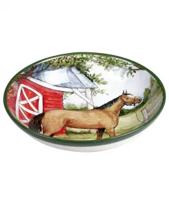 Сервировочная тарелка/миска для пасты Clover Farm Certified International, multicolored