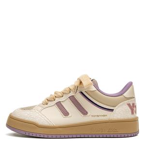 Скользоустойчивые износостойкие низкие скейтерские туфли для женщин Far waves, светло-фиолетовый