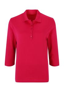 Рубашка-поло Тори, рукав 3/4, женская Adagio, цвет Dark Pink