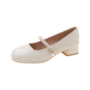 Туфли Мэри Джейн женские цвета экрю Xingdiman, Ecru