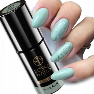 Boska Nails324 Young Apple Hybrid Varnish УФ/светодиодный пастельно-зеленый 6 мл