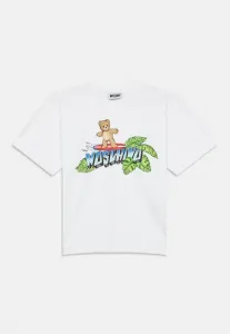 Футболка унисекс с принтом Moschino, Bianco Ottico