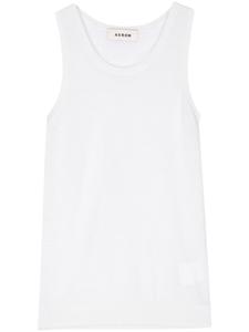 Трикотажный топ без рукавов AERON, белый