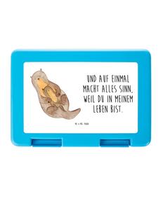 Mr. & Mrs. Panda Бенто-бокс «Выдра» с надписью, выполненной белым цветом