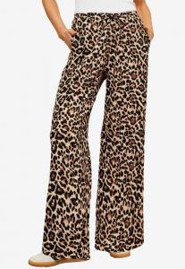 Брюки Friends Like These WIDE, Brown Animal/Brown