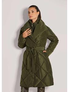 MADELEINE Элегантное переходное пальто для женщин цвета хаки