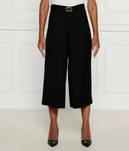 Брюки loose fit Twin-Set, черный