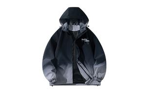 BOBBY ABLEY Куртка Unisex, Black Gray Gradient (Upgraded Hooded)