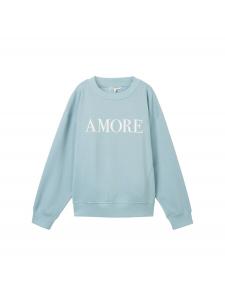 Свитер TOM TAILOR DENIM Sweatshirt, зеленый