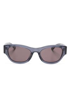 Солнцезащитные очки в прямоугольной оправе Balenciaga Eyewear, серый