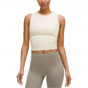 Топ для йоги All It Takes из ткани Nulu, женский Lululemon, желтый