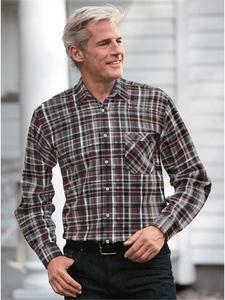 Рубашка-слипон в бордовую клетку WITT WEIDEN