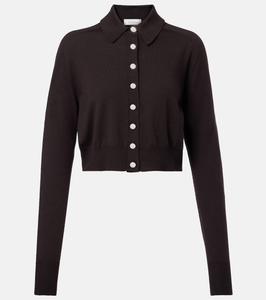 Кардиган из чистой шерсти Perseo Sportmax, Testa Di Moro