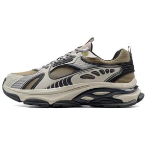 XTEP Износостойкие и легкие низкие повседневные туфли для мужчин, серо-коричневые