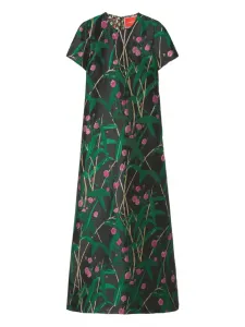 Платье миди с цветочным принтом La DoubleJ, черный